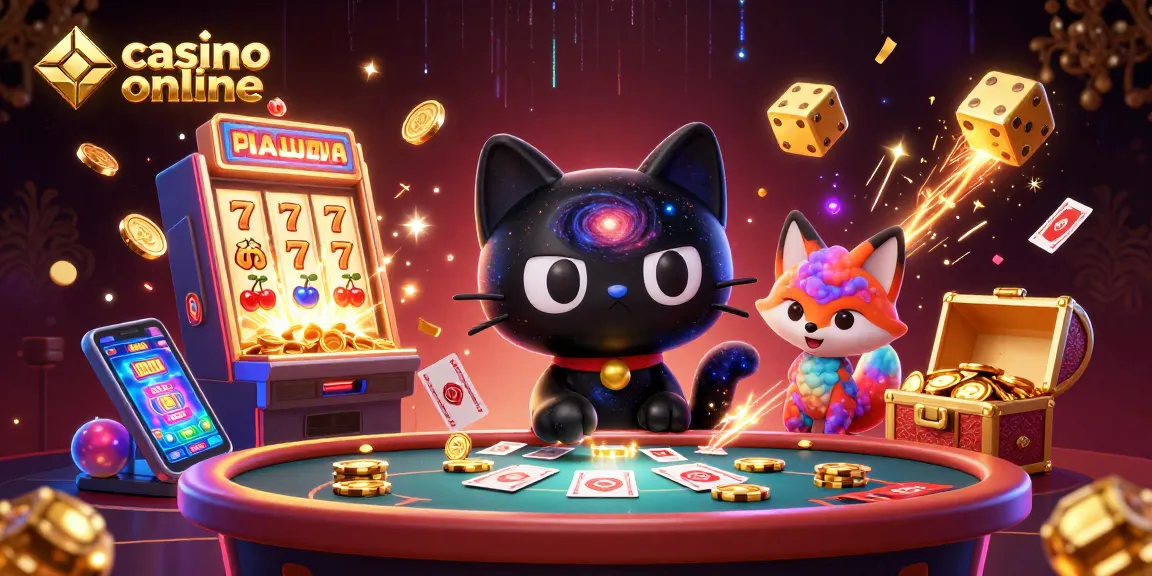 Engage in thrilling gameplay at a vibrant casino online with animated characters and exciting game elements.