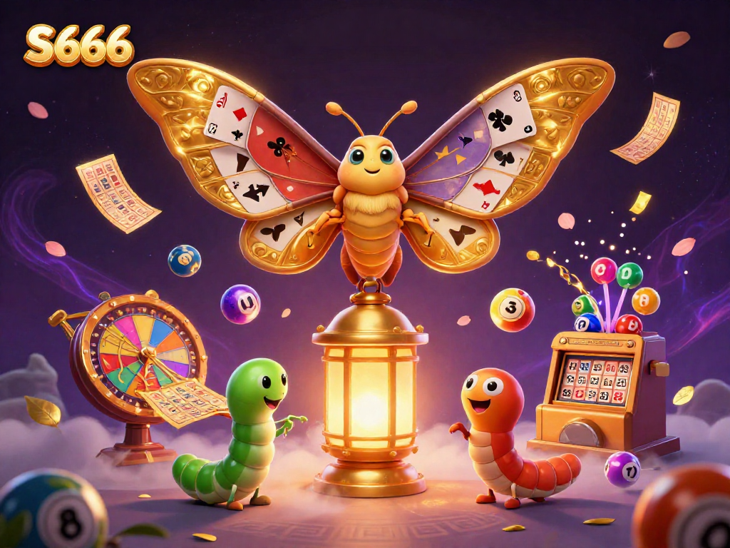 Engage in thrilling games at S 666 with dynamic lottery balls and casino elements.