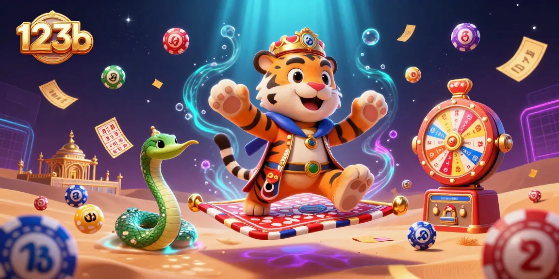 Engage with thrilling games and jackpots at 123b with colorful prize elements and vibrant casino atmosphere.