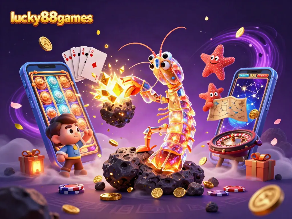 Spin the reels with lucky88games in a vibrant, dynamic casino universe full of thrills and colorful gaming elements.