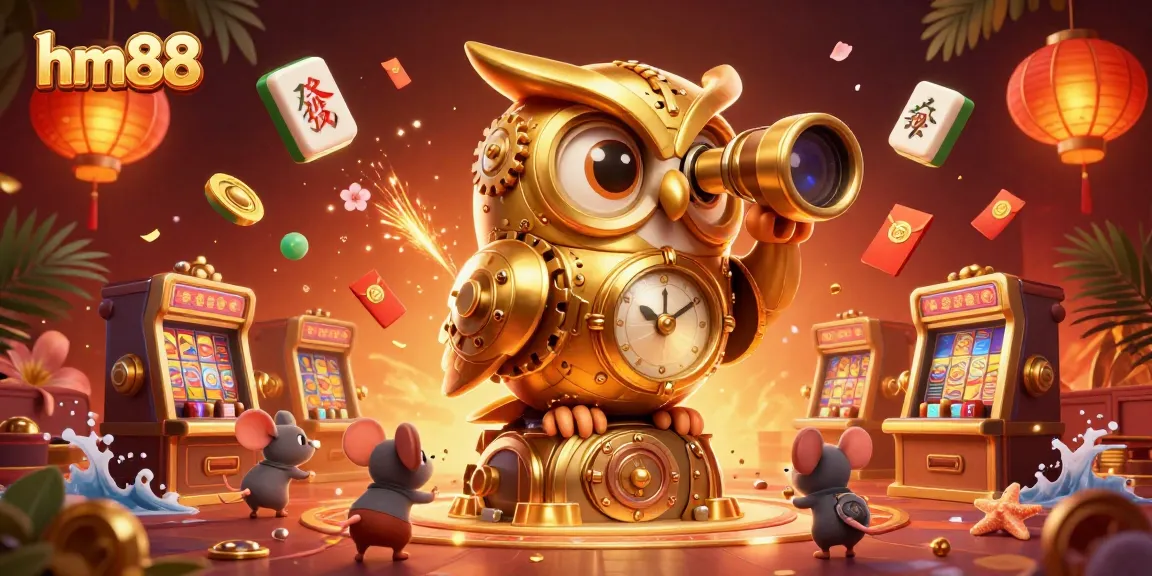 Experience thrilling gameplay at hm88 with interactive characters and colorful casino elements.