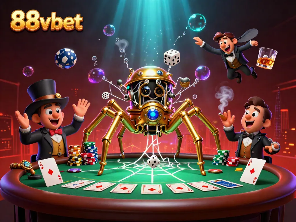 Experience thrilling moments at 88vbet with a captivating steampunk casino scene.