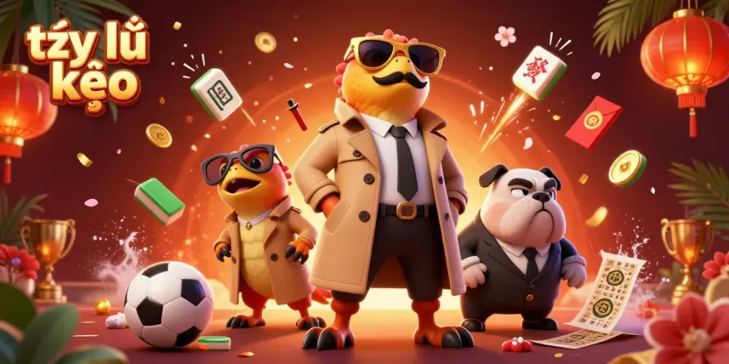 Engage with tỷ lệ kèo as raptors in a trench coat attempt entrance to a VIP casino lounge, revealing excitement.