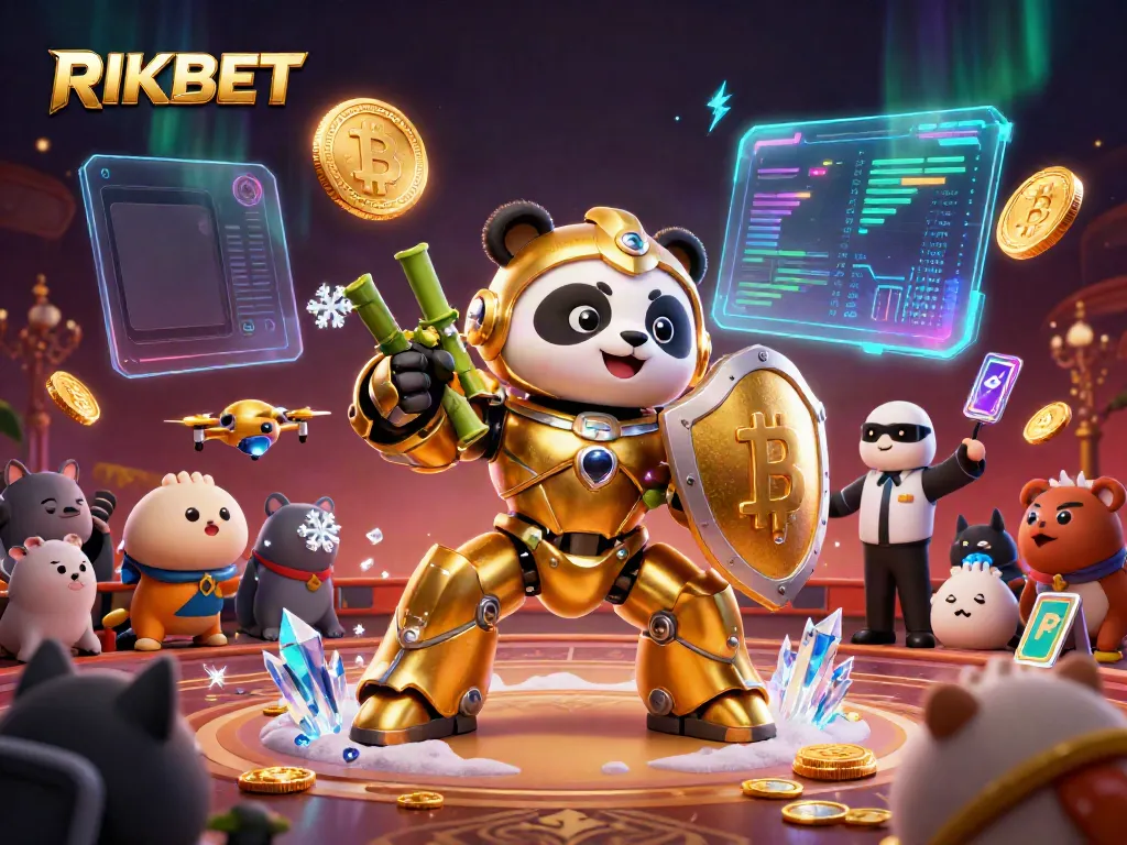 Engage with thrilling RIKBET gaming moments featuring vibrant casino and crypto designs.