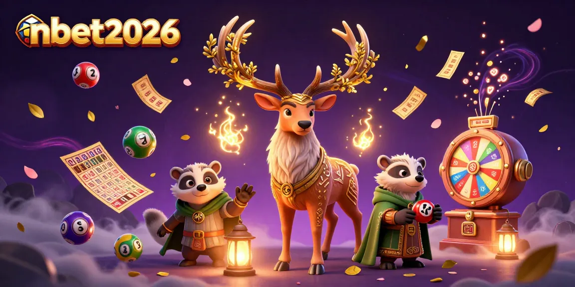 Experience nbet2026's thrilling lottery scene with vibrant colors and dynamic elements.