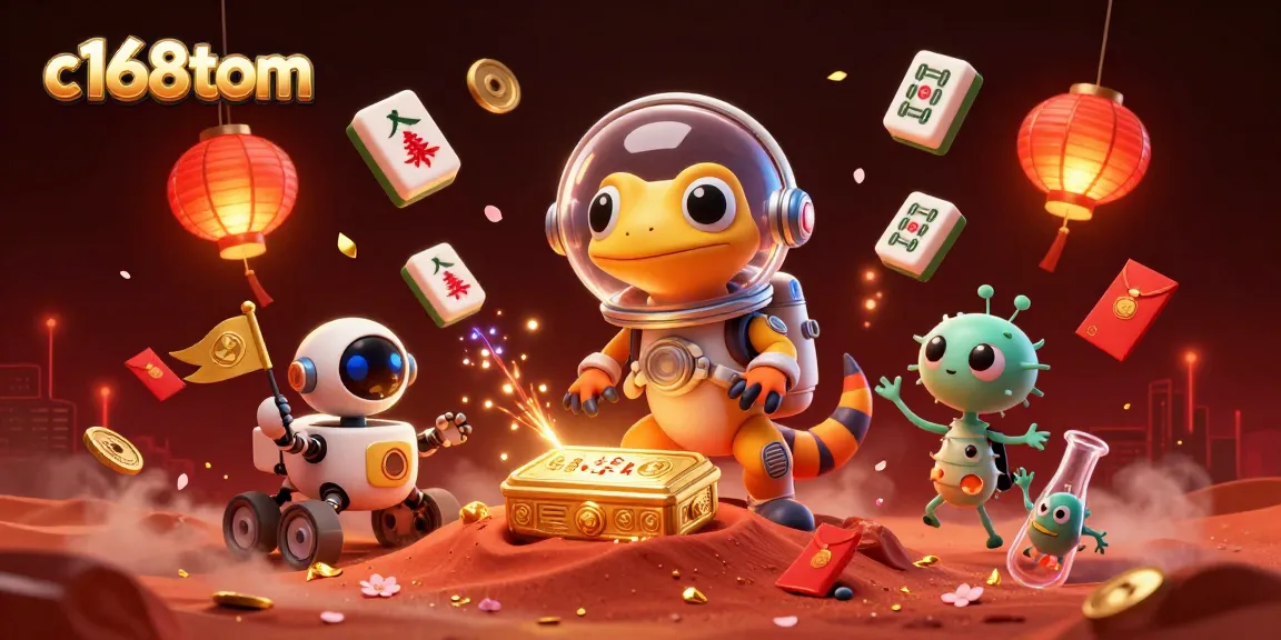Experience c168tom's thrilling casino adventure with vibrant characters and dynamic elements.