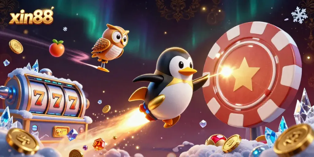 Win big with xin88's thrilling new slot adventures in an ultra-detailed 3D illustration.