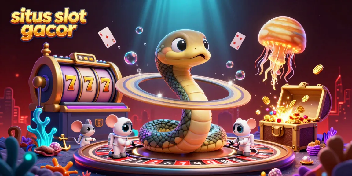 Experience the thrill of situs slot gacor with astronauts betting on cosmic roulette and glowing underwater treasures.