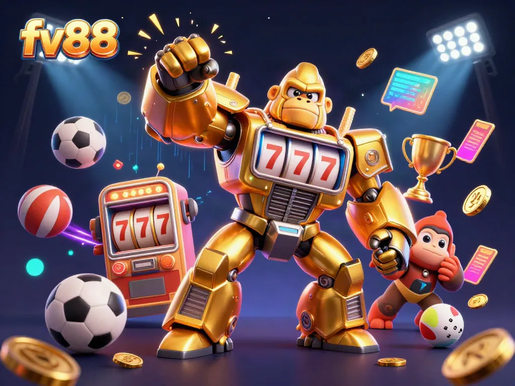 Experience the excitement of fv88 with dynamic sports elements and a vibrant mech scene.