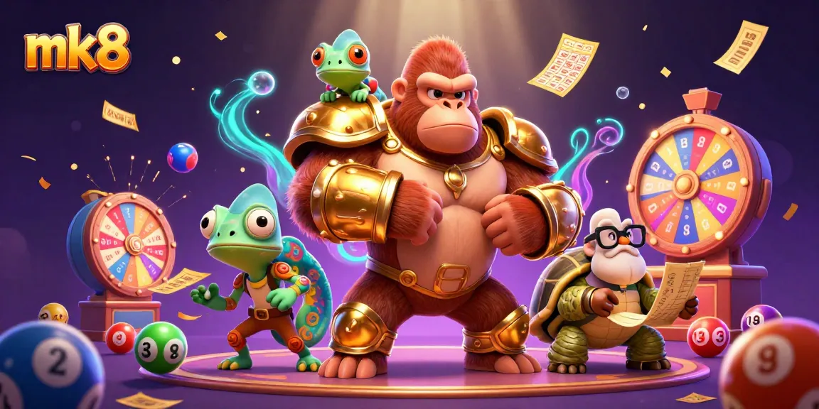 Engage in thrilling mk8 casino adventures with vibrant lottery elements and lively characters.