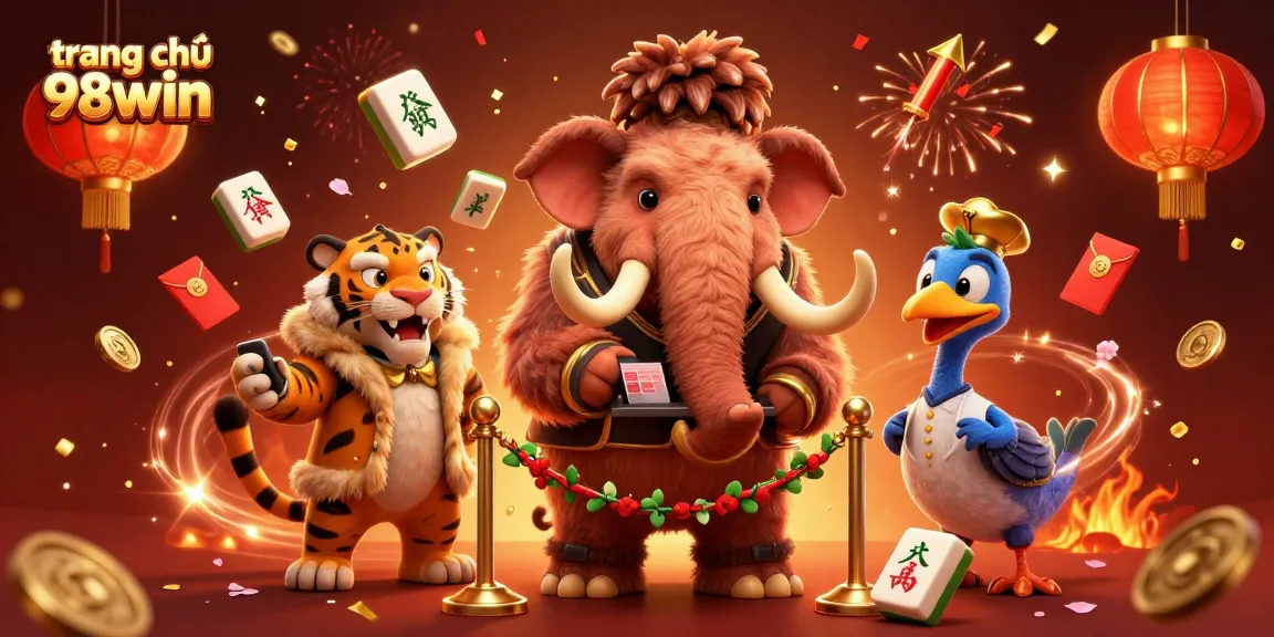 Experience the exciting world of trang chủ 98win with vibrant casino elements and characters.